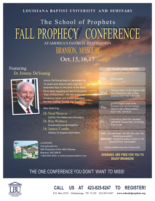 School of Prophets Fall Prophecy Conference
