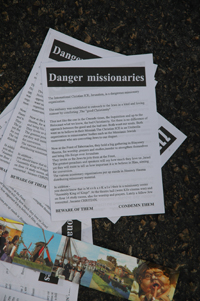 Anti Missionary Leaflets